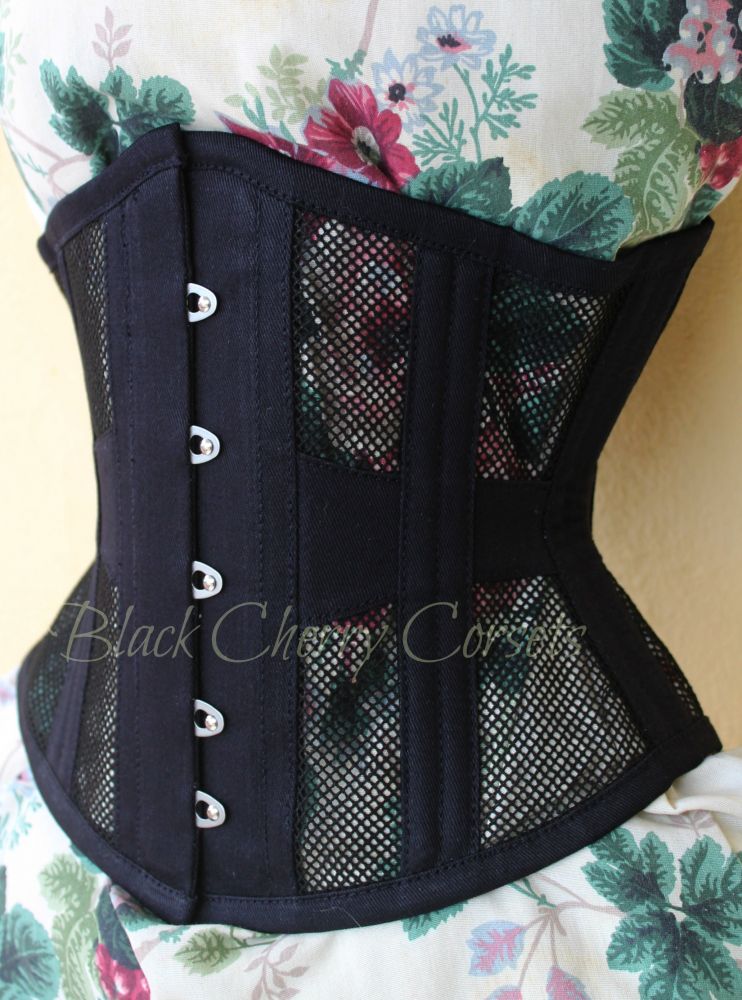 Black Cherry Corsets Summer Corset Waist Cincher